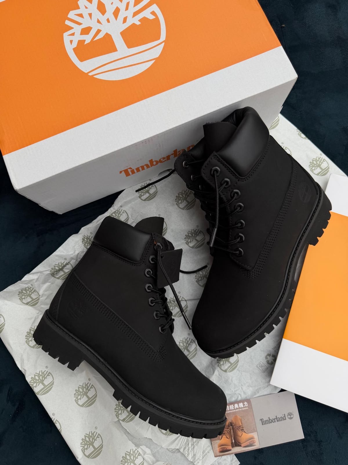 Timberland Black 6 Inch boot